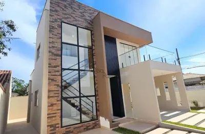 Belíssima casa dúplex com 3 quartos,  à venda em itaipuaçú,  maricá rj!