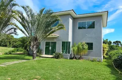 Casa espetacular com 4 suítes sendo uma master à venda em condomínio, maricá rj