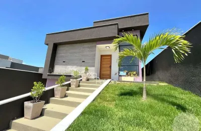 Casa linda e moderna com 3 quartos à venda em condomínio fechado.