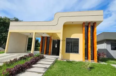 Belíssima casa com 3 quartos à venda em condomínio fechado,  maricá rj.