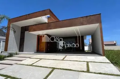 Casa maravilhosa com 3 suítes à venda em condomínio fechado, inõa-maricá rj.