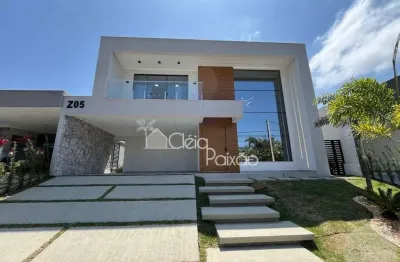 Casa espetacular com 4 quartos à venda no condomínio alphaville, maricá rj.