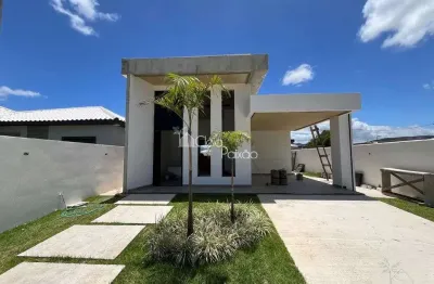 Belíssima casa com 3 quartos à venda em condomínio fechado, maricá rj.