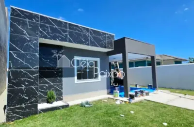 Ótima casa com 3 quartos e área gourmet à venda em itaipuaçú, maricá rj.