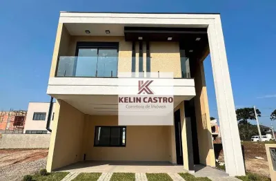 Sobrado com 3 dormitórios à venda, 140 m² por r$ 1.300.000,00 - costeira - são josé dos pinhais/pr