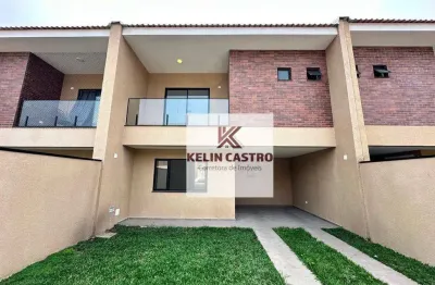 Sobrado com 3 dormitórios à venda, 132 m² por r$ 599.000,00 - ouro fino - são josé dos pinhais/pr