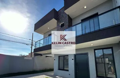 Sobrado com 3 dormitórios à venda, 141 m² por r$ 829.000,00 - boneca do iguaçu - são josé dos pinhais/pr