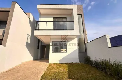 Sobrado com 3 dormitórios à venda, 118 m² por r$ 769.900,00 - costeira - são josé dos pinhais/pr