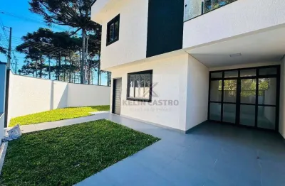 Sobrado com 3 dormitórios à venda, 98 m² por r$ 660.000,00 - parque da fonte - são josé dos pinhais/pr