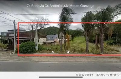 Terreno comercial à venda na rodovia doutor antônio luiz moura gonzaga, 74, rio tavares, florianópolis por r$ 3.723.000