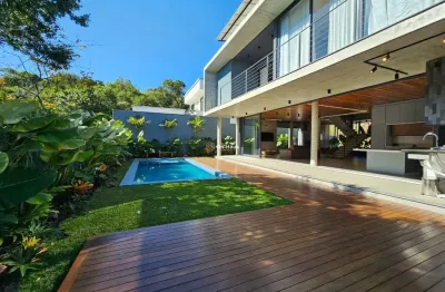 Casa em condomínio fechado com 5 quartos à venda na avenida pequeno príncipe, 1297, campeche, florianópolis por r$ 5.990.000