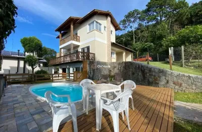 Casa com 4 quartos à venda na servidão recanto do campeche, 137, campeche, florianópolis por r$ 3.500.000