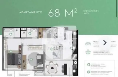 Apartamento à venda em vila independência, piracicaba 2 quartos 68m²