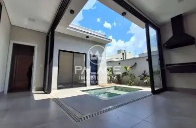 Casa em condomínio fechado com 3 quartos à venda no parque taquaral, piracicaba , 140 m2 por r$ 1.030.000