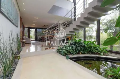 Casa em condomínio fechado com 4 quartos à venda no monte alegre, piracicaba , 532 m2 por r$ 4.840.000