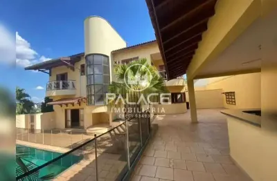 Casa em condomínio fechado com 4 quartos para alugar no terras de piracicaba, piracicaba , 446 m2 por r$ 8.500