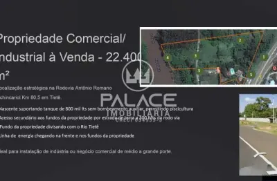 Terreno à venda na ponte alta, tietê , 22400 m2 por r$ 1.350.000