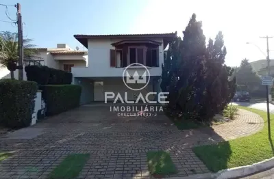 Casa em condomínio fechado com 3 quartos para alugar no terras de piracicaba, piracicaba , 292 m2 por r$ 7.900