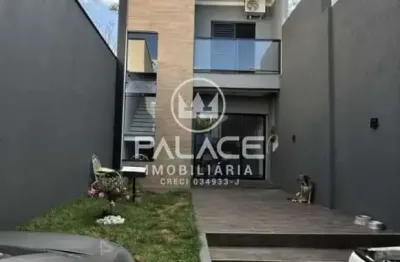 Sobrado fino acabamento a venda no bairro castelinho, piracicaba, sp.