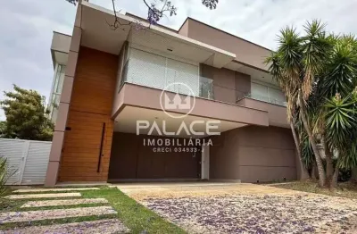 Casa em condomínio fechado com 4 quartos para alugar no loteamento santa rosa, piracicaba , 350 m2 por r$ 20.000