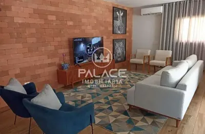 Sobrado com fino acabamento e 3 suítes a venda no bairro água branca, piracicaba, sp.