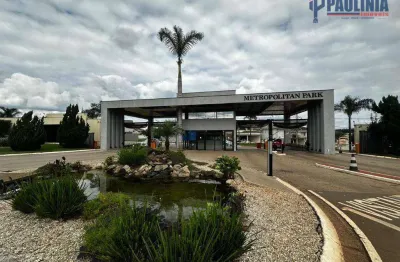 Terreno à venda, 390 m² por r$ 650.000,00 - condomínio metropolitan park - paulínia/sp