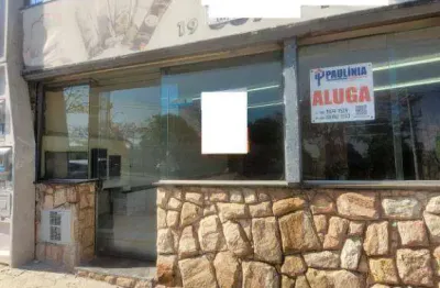 Salão para alugar, 80 m² por r$ 4.000/mês - vila bressani - paulínia/sp