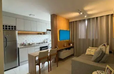 Apartamento com 2 dormitórios à venda, 44 m² por r$ 370.000,00 - residencial for life park premium - paulínia/sp