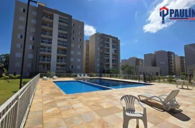 Apartamento com 2 dormitórios para alugar, 60 m² por R$ 2.696,27/mês - Brisa da Mata - Araucária - Paulínia/SP