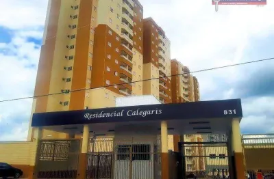 Apartamento com 3 dormitórios para alugar, 77 m² por R$ 2.870,00/mês - Jardim dos Calegaris - Paulínia/SP