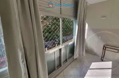 Sala living com 1 quarto, boqueirão, santos - r$ 399 mil, cod: 13089