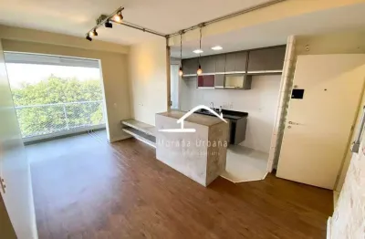 Apartamento 55m² para alugar na Vila Anastácio – 2 quartos, cozinha americana, varanda integrada e 1 vaga