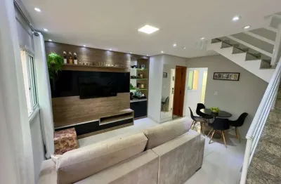 Sobrado em condomínio para venda em santo andré, vila curuçá, 3 dormitórios, 2 suítes, 4 banheiros, 2 vagas