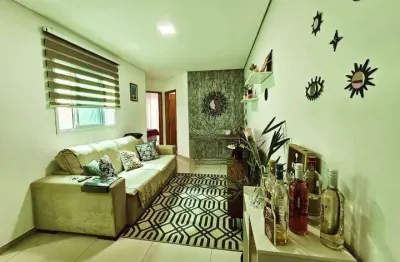 Apartamento para venda em santo andré, jardim las vegas, 2 dormitórios, 1 banheiro, 1 vaga