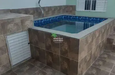 Casa com 2 quartos à venda no jussara, mongaguá , 27 m2 por r$ 259.000