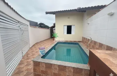 Casa com 2 quartos à venda no jussara, mongaguá , 60 m2 por r$ 328.000
