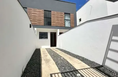 Casa com 2 quartos à venda na rua robinson luiz de frança, 300, zona industrial, joinville por r$ 284.900