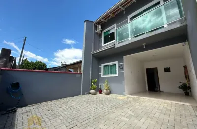 Casa com 3 quartos à venda na rua eugênio belinski, 215, boehmerwald, joinville por r$ 424.990