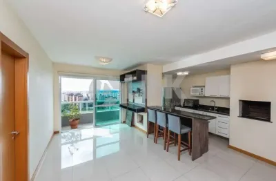 Apartamento mobiliado de 1 quarto com 1 vaga à venda no bairro três figueiras em porto alegre