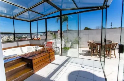 Cobertura mobiliada com 2 quartos à venda no bairro jardim do salso em porto alegre