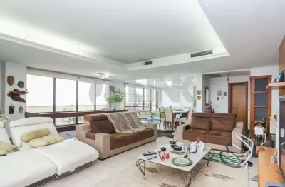 Cobertura semimobiliada com 4 quartos sendo 3 suítes e 4 vagas de garagem à venda no bairro petrópolis em porto alegre