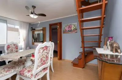 Cobertura com 2 quartos à venda na rua cipó, 375, passo da areia, porto alegre, 80 m2 por r$ 372.000