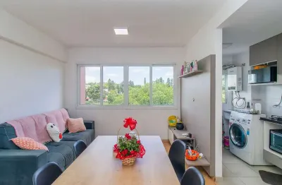 Apartamento com 2 quartos à venda na avenida florianópolis, 95, azenha, porto alegre, 53 m2 por r$ 360.000