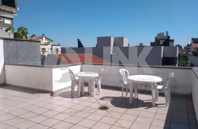 Cobertura duplex 4 dormitórios sendo 1 suíte à venda com 2 vagas de garagem em porto alegre, no bairro jardim itu