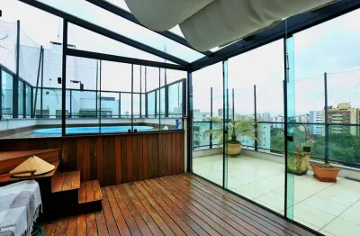 Cobertura com 3 quartos à venda na rua doutor pereira neto, 725, tristeza, porto alegre, 145 m2 por r$ 990.000