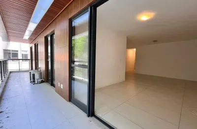 Apartamento em prédio imponente  com 4 quartos 2 vagas à venda, 124m² - botafogo/humaitá