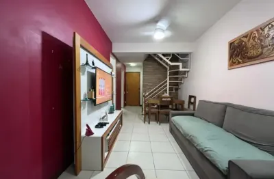 Cobertura duplex linda com 2 quartos suíte 1 vaga à venda, 130m² - tijuca