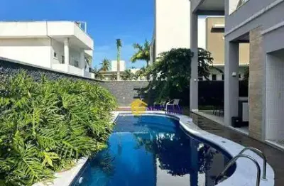 Casa com 4 dormitórios para alugar, 330 m² por r$ 14.000,00/mês - pires façanha - eusébio/ce