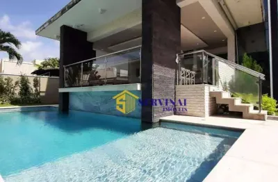 Casa com 4 dormitórios à venda, 450 m² por r$ 3.000.000,00 - pires façanha - eusébio/ce