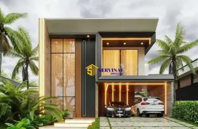 Casa com 4 dormitórios à venda, 240 m² por r$ 1.690.000 - cidade alpha - eusébio/ce